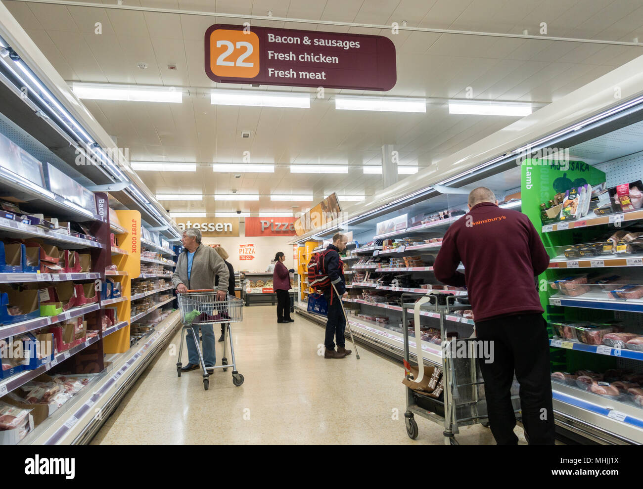 Stacking shelves supermarket hires stock photography and images Alamy